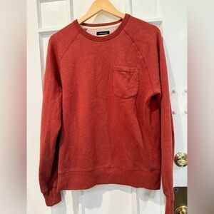 J. Crew Rust Sweatshirt with Pocket